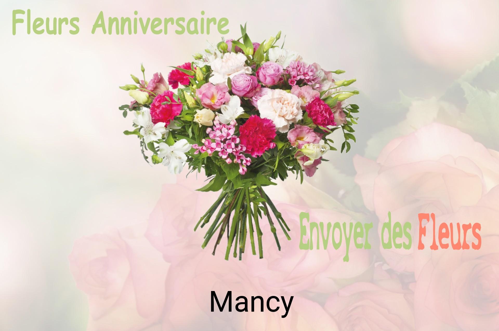 Bouquet de fleurs d’anniversaire livré à Mancy