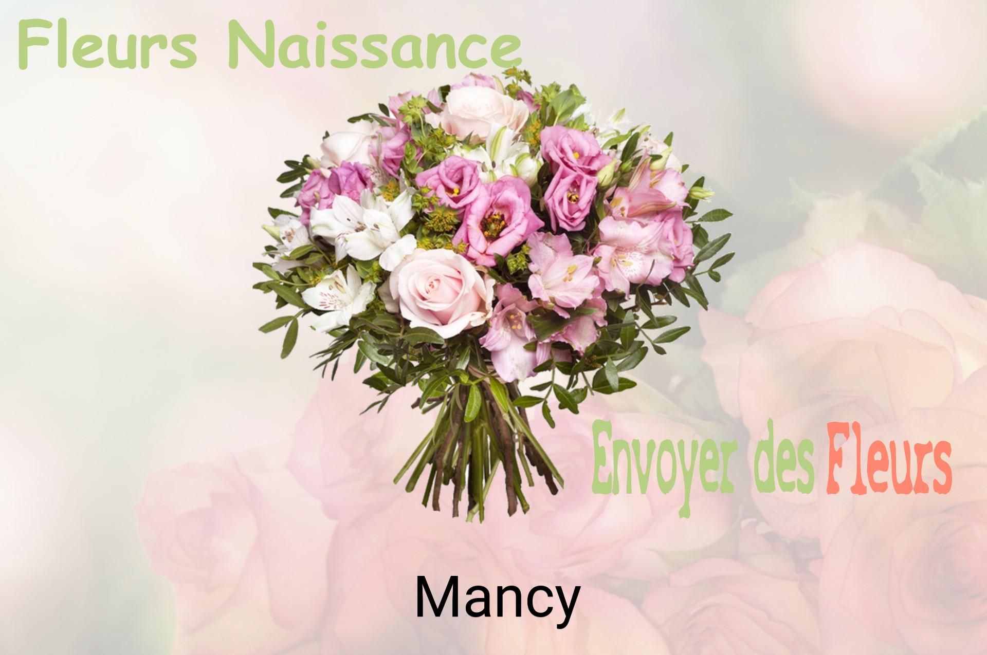 Bouquet de fleurs de naissance livré à Mancy